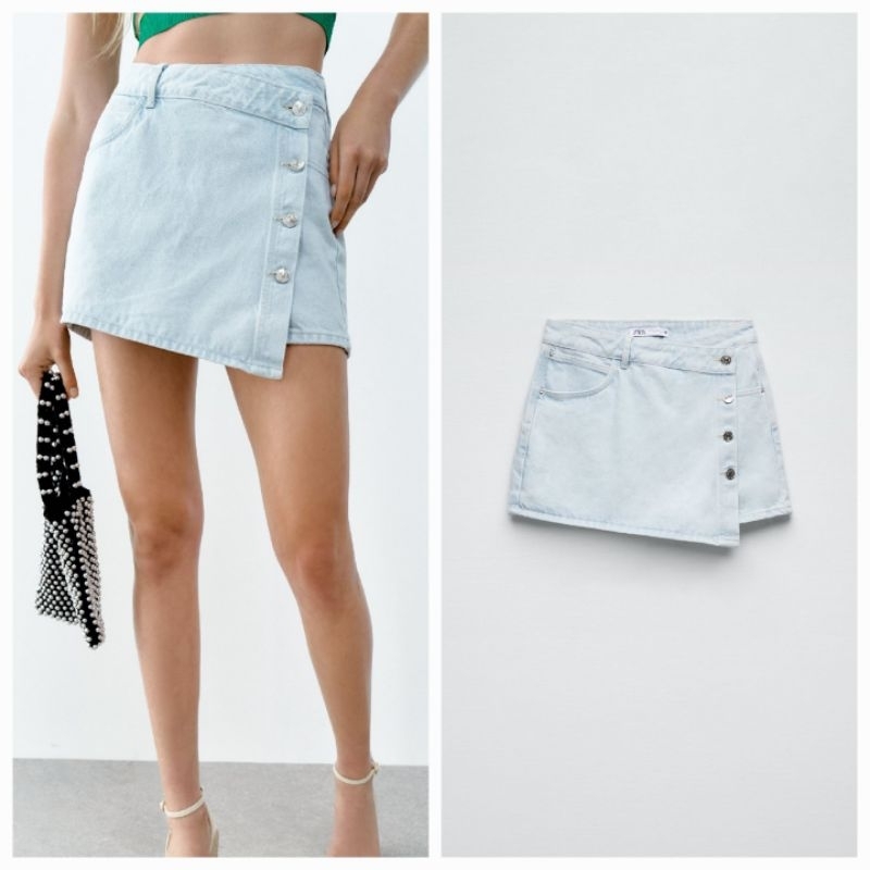 quần short giả chân váy hàng ZARA AUTHENTIC