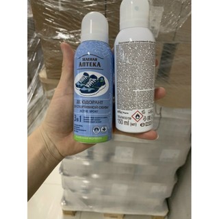 "Zelenaya Apteka" Xịt khử mùi giày "style',150mlcủa Nga.