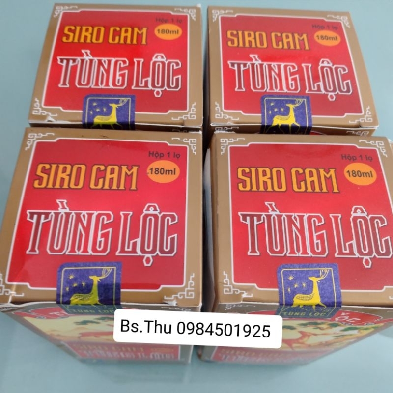 SIRO CAM TÙNG LỘC chai lớn 180ml hỗ trợ chống còi xương, giúp trẻ ăn ngon, tiêu hóa khỏe, tăng cân, tăng chiều cao