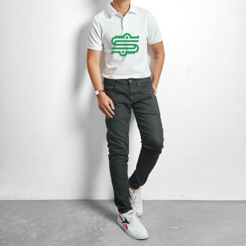 Áo thun nam có cổ ngắn tay thun poly