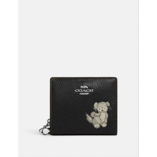 Ví C.oach Snap Wallet With Dancing Kitten siêu đẹp