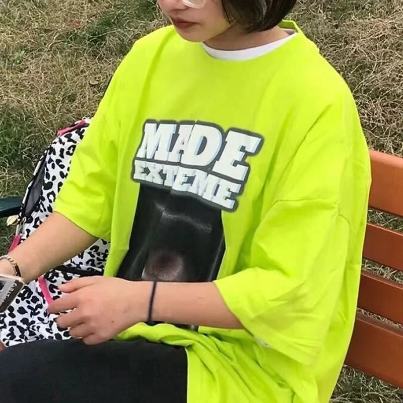 (ORDER) Áo phông local brand Trung màu xanh lá Made Extreme in hình độc lạ cá tính