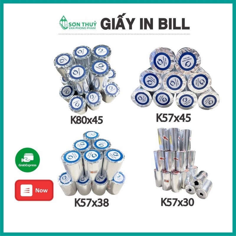 Giấy in bill K57-BỌC BẠC