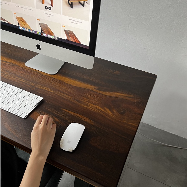 Bàn Làm Việc, Bàn Garming gỗ Muồng Đen siêu đẹp