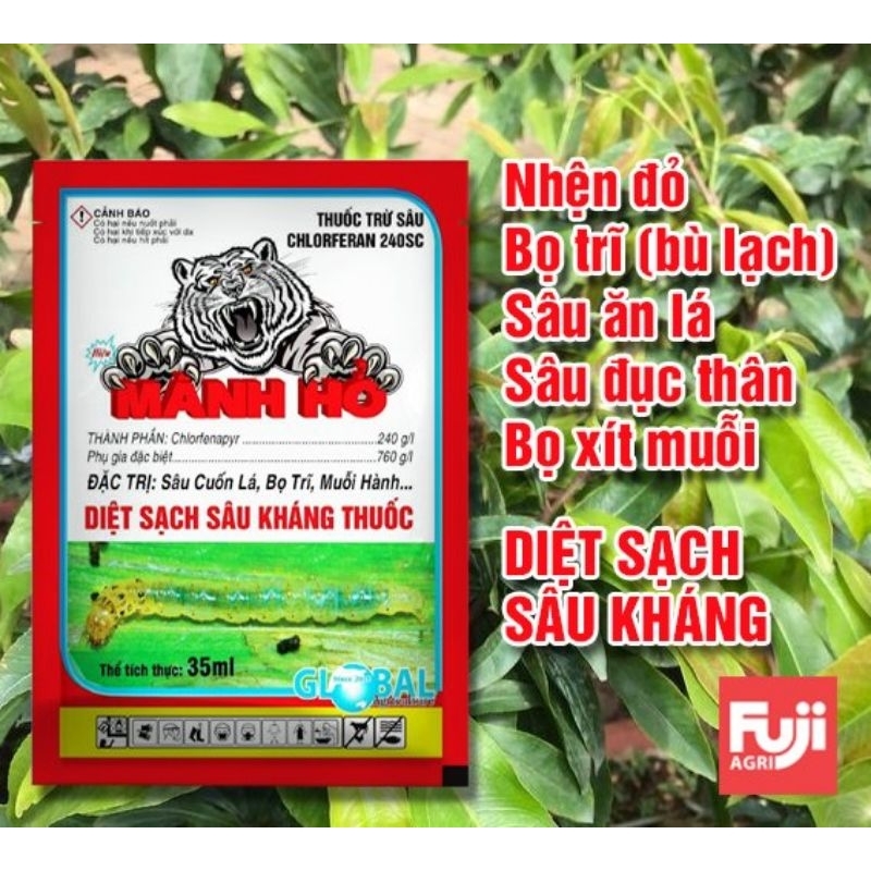 Trừ sâu chuyên dùng cho mai vàng Mãnh Hổ - chống kháng cực mạnh 35ml