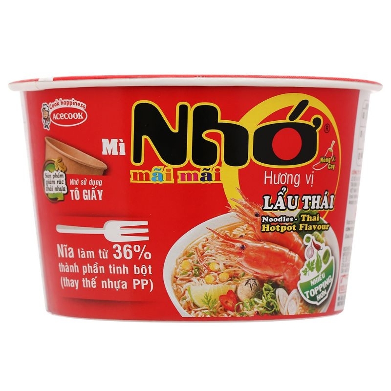 Mì ăn liền Nhớ Mãi mãi 12 tô x 84g