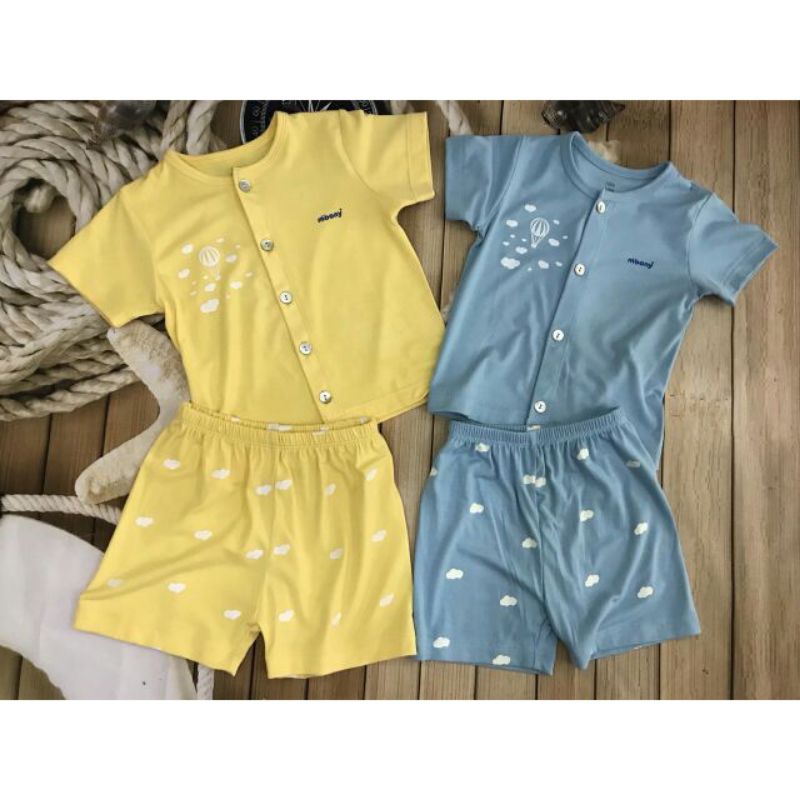 Bộ cộc petit NOUS moony cài cúc thẳng 3M-24M