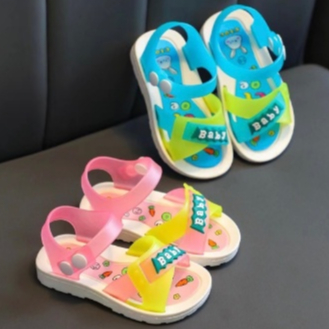 SANDAL NHỰA DẺO HOẠT HÌNH TẬP ĐI CHO BÉ TRAI BÉ GÁI