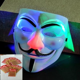 Mặt nạ hacker, mặt nạ hacker có đèn - mặt nạ cao cấp