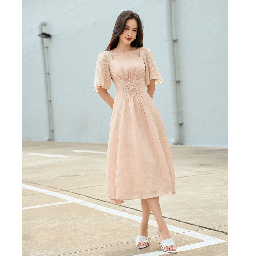 OLV - Đầm Aines Square Neck Dress