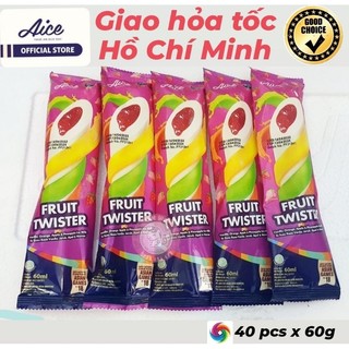 🍦 Kem Trái Cây Lốc Xoáy Aice / Fruit Twister (Indonesia) 60ml - giao hỏa tốc Hồ Chí Minh