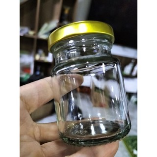 Hũ thủy tinh đựng sữa chua, dầu dừa... nắp thiếc 75ml