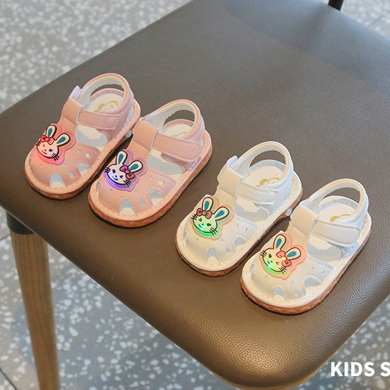 Sandal hoa nơ cho bé gái tập đi 0-2 tuổi xinh xắn