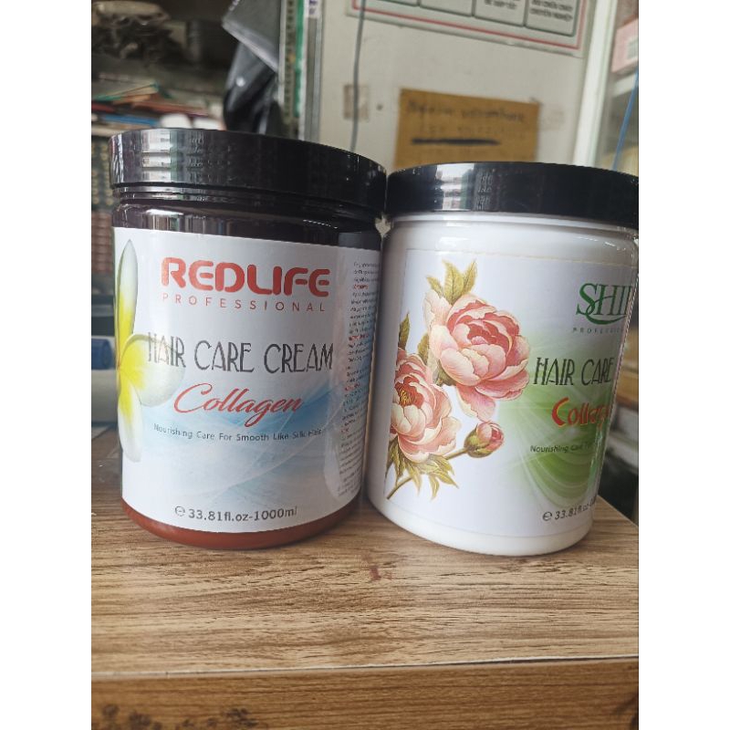 hấp dầu redlife collagen 1000ml
