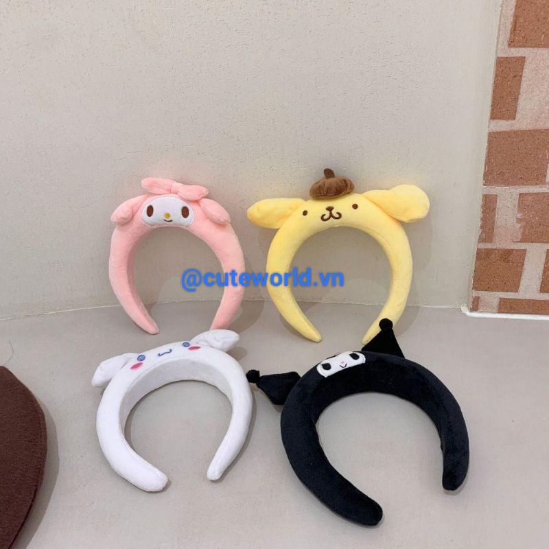 Băng Đô Nhân Vật Hoạt Hình Sanrio Cinnamoroll Kuromi Melody