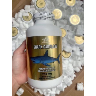 SỤN CÁ MẬP NUHEALTH SHARK CARTILAGE 750MG BỔ KHỚP 300 VIÊN