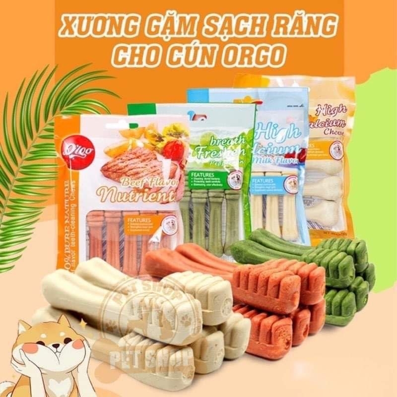 Xương canxi cho chó, xương gặm sạch răng