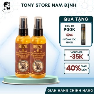Dưỡng tóc, tạo phồng reuzel grooming tonic spray - hàng chính hãng + lược chải tóc