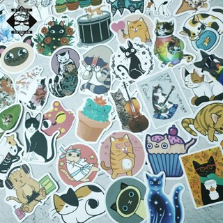 Bộ hình dán/sticker/decal hình mèo
