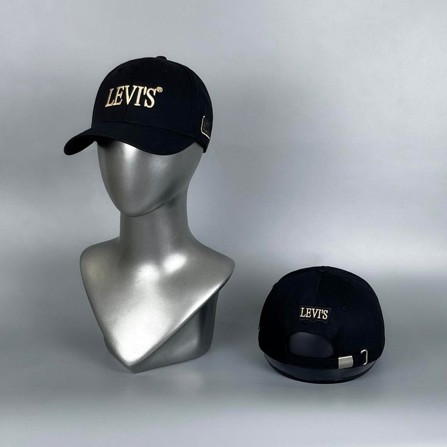 Mũ lưỡi trai nón kết Levis đen logo thêu 3D nổi siêu hot dành cho nam nữ free size