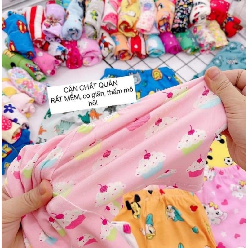 SÉT 10 QUẦN CHỤC ĐÙI BOZIP XUẤT DƯ CHO BÉ TRAI BÉ GÁI