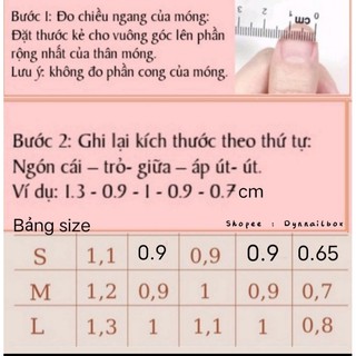 Móng tay giả charm đơn giản (Ảnh thật)