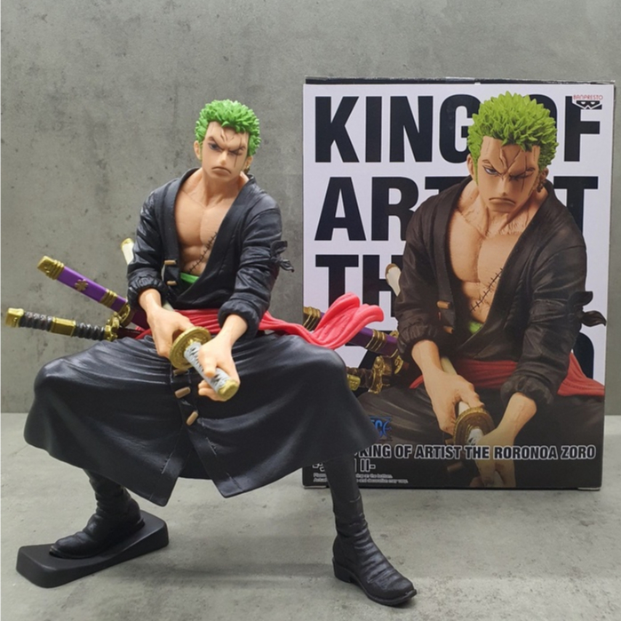 Mô hình One Piece chính hãng - Roronoa Zoro -  King Of Artist  - Wanokuni II