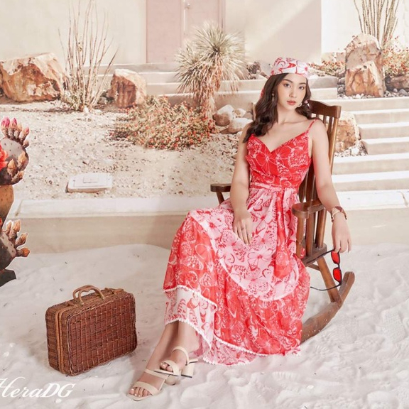 Đầm maxi 2 dây HeraDG - SDPBA031