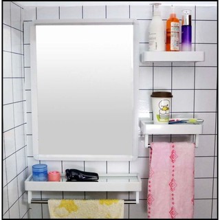  Bộ kệ gương phòng tắm loại nhỏ 50x40cm 