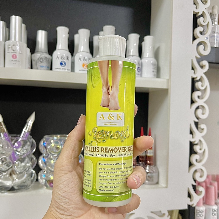 Gel Ủ Chà Gót Chân 250ml 500ml 1000ml Hiệu A&K AK Giúp Làm Mềm Da Vùng Gót Chân Chuyên Dụng Nail Spa Handfoot