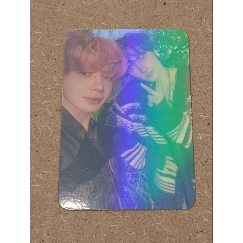 thẻ ảnh photocard naver shopping live tyunning temptation taehyun huening kai official card