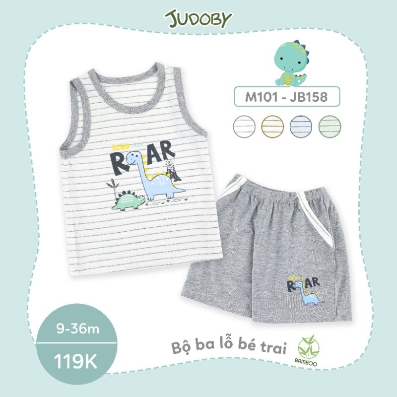 Bộ sát nách/ ba lỗ bé trai Judoby  9-36M JB158