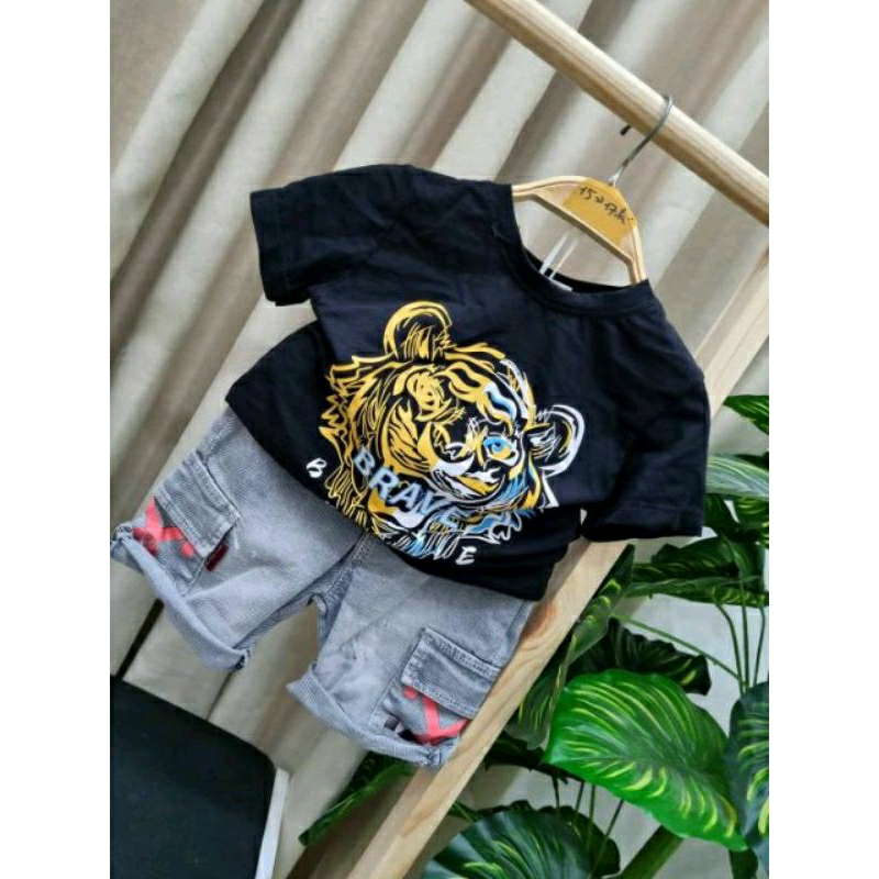 Yếm bé trai bé gái. Chất kaki co giãn. Có size nhí