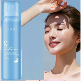 Xịt Chống Nắng HEYXI Trắng Da Nâng Tone Dưỡng Ẩm 180ml - Sản Phẩm Chính Hãng ( Chai Xanh)