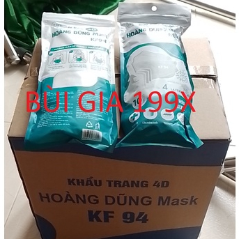 Khẩu trang Hoàng Dũng KF94 thùng 300 cái chọn nhiều màu Chính hãng
