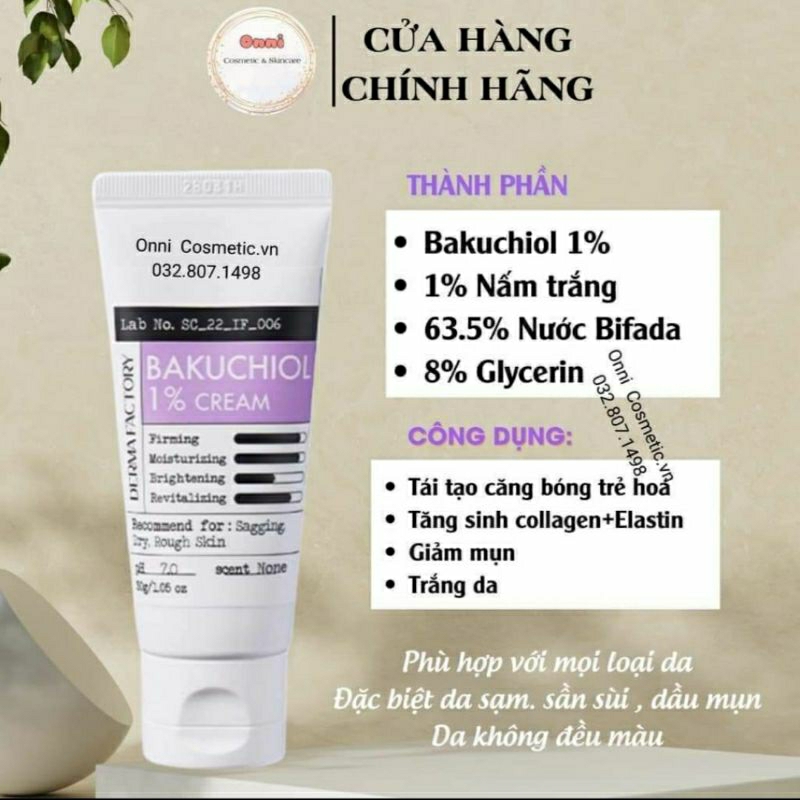 KEM BAKUCHIOL 1% 30ML