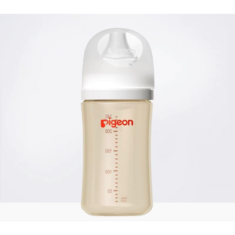 [ Mẫu mới 2022 ] Bình sữa Pigeon nội địa Trung , nhựa PPSU 80ml 160ml 240ml 330ml