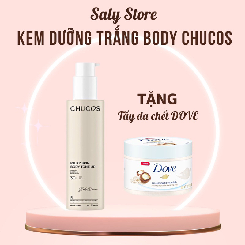 Kem Dưỡng Thể Body Nâng Tone CHUCOS SPF30+ PA++++ 250ml - HÀNG CHÍNH HÃNG