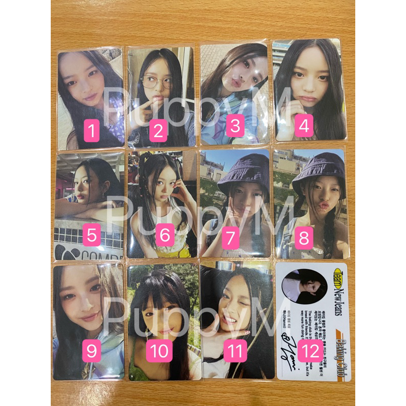 NEWJEANS HANNI PHOTOCARD OFFICIAL