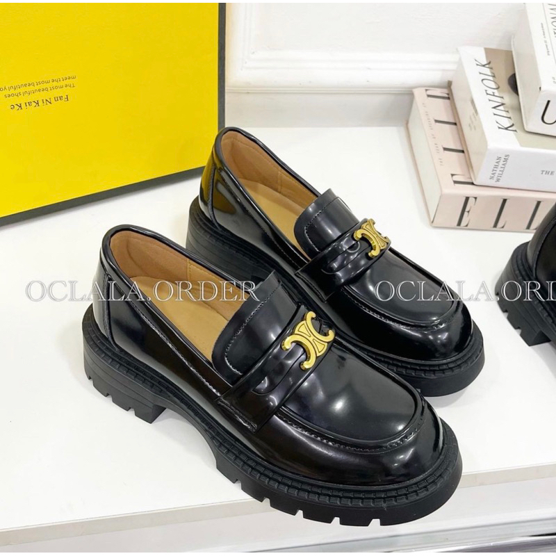 Giày Moca Da hộp hãng