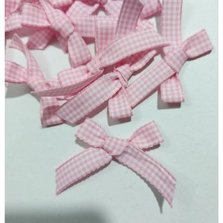 Nơ trang trí , ruy băng bảng 1cm (20 nơ )