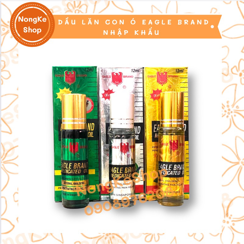 DẦU LĂN CON Ó SINGAPORE NHẬP KHẨU 12ML