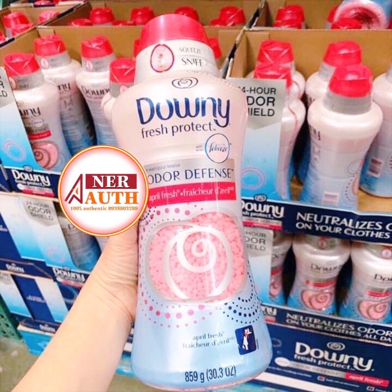 Hạt xả viên xả Downy Hồng & Xanh Fresh Protect - Unstopables Mỹ 1.06kg