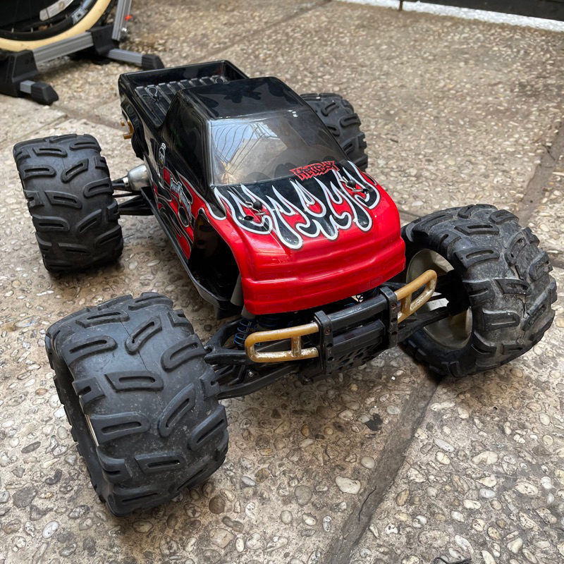 Xe điều khiển chạy xăng nitro ThunderTiger MTA4 máy 25 .
