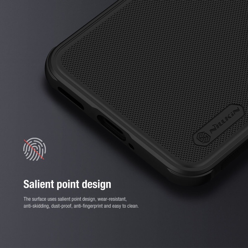 Ốp lưng Nillkin sần cho Xiaomi Mi 13/ Mi 13 Pro/ Mi 13T Pro Nillkin Super Frosted Shield Case chính hãng