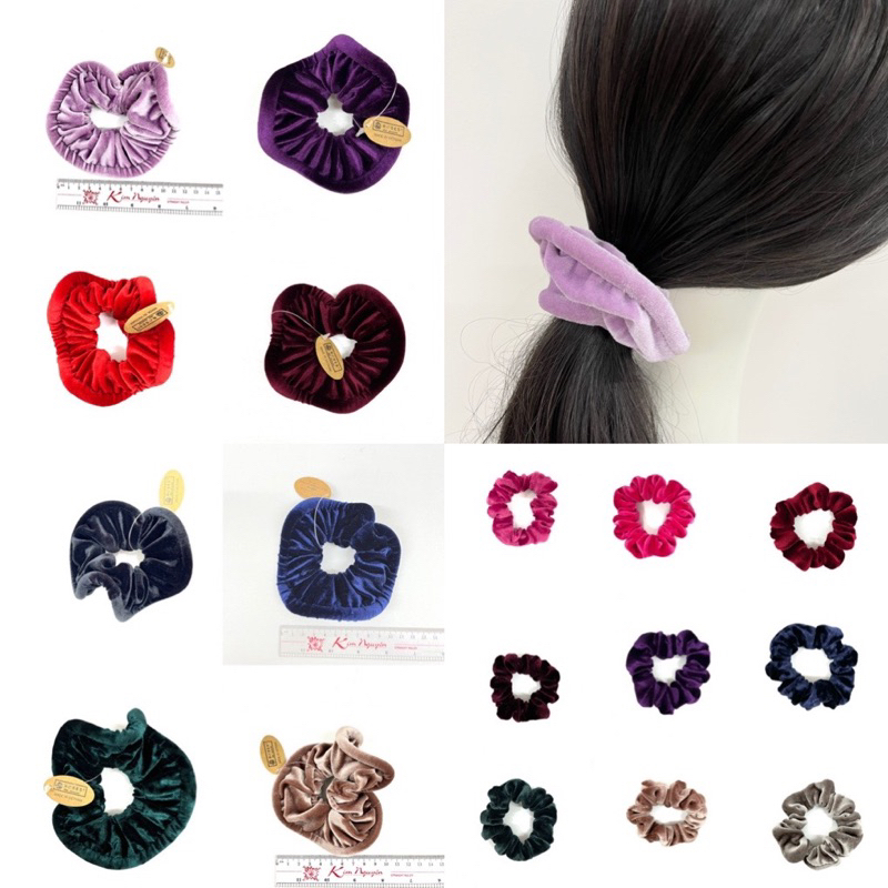 Dây cột tóc vải nhung ROSES