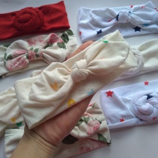 Turban / băng đô ren nhiều kiểu cho bé 0-12 tháng