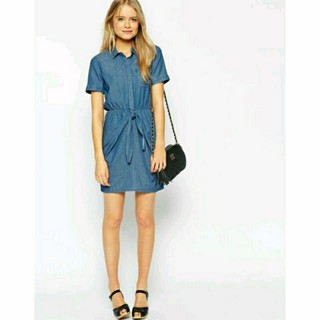 Đầm sơ mi jean AS0S