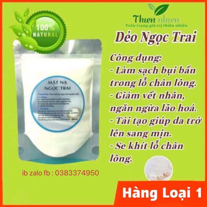 Dẻo Ngọc Trai 1kg (Cao Cấp) -100% NATURAL