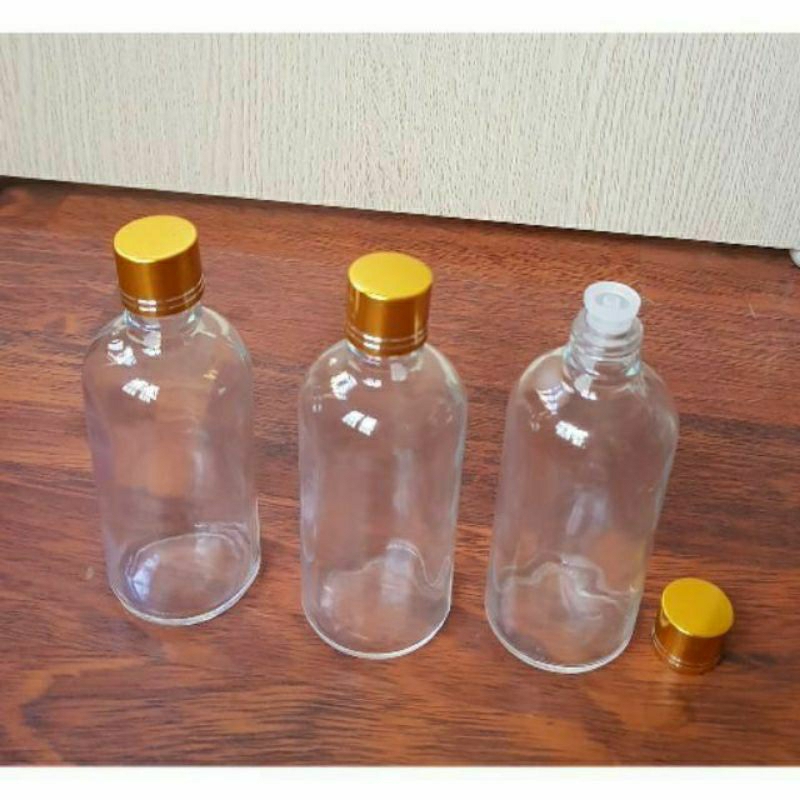 chai thủy tinh tròn 100ml có nhỏ nhọt